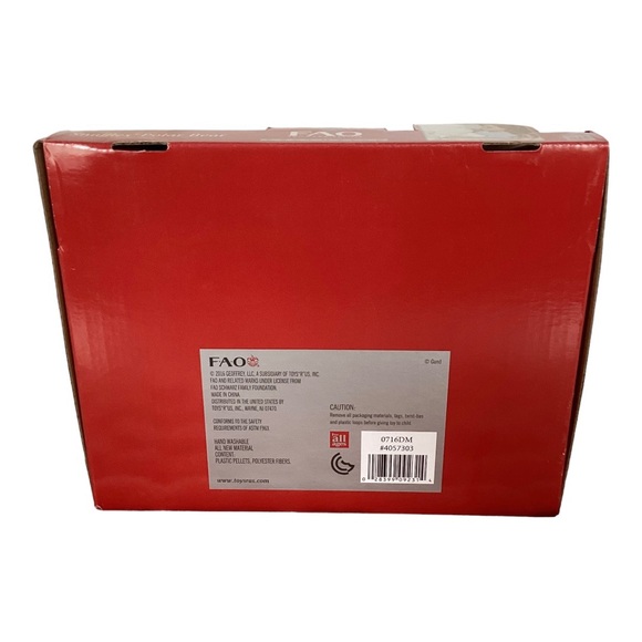 Gund Snuffles Polar Bear Plush Stuffed Animal New In Box FAO Schwartz - Picture 8 of 11